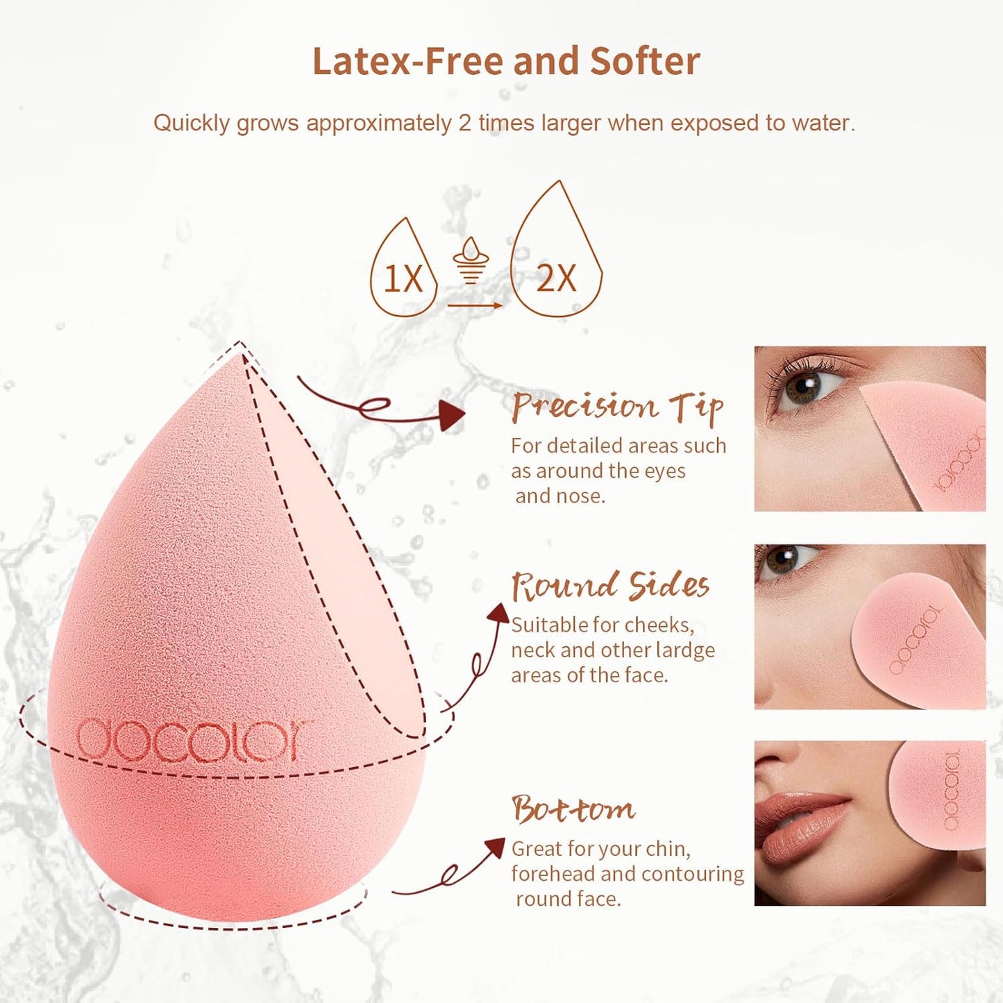 Makeup Brushes 17+2 Pcs with Makeup Bag and Makeup Sponge and Brush Protector Morandi Makeup Brush Set Premium Synthetic Hair Makeup Brush Wooden Handle Gift Box