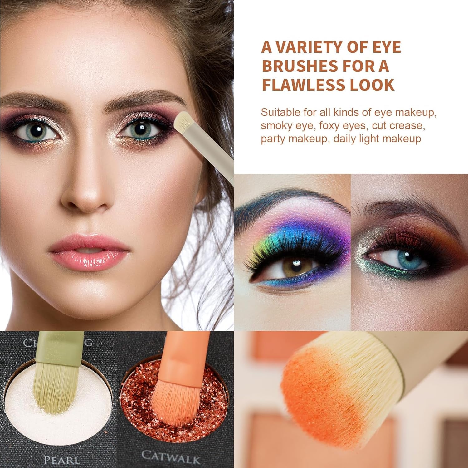 Makeup Brushes 17+2 Pcs with Makeup Bag and Makeup Sponge and Brush Protector Morandi Makeup Brush Set Premium Synthetic Hair Makeup Brush Wooden Handle Gift Box