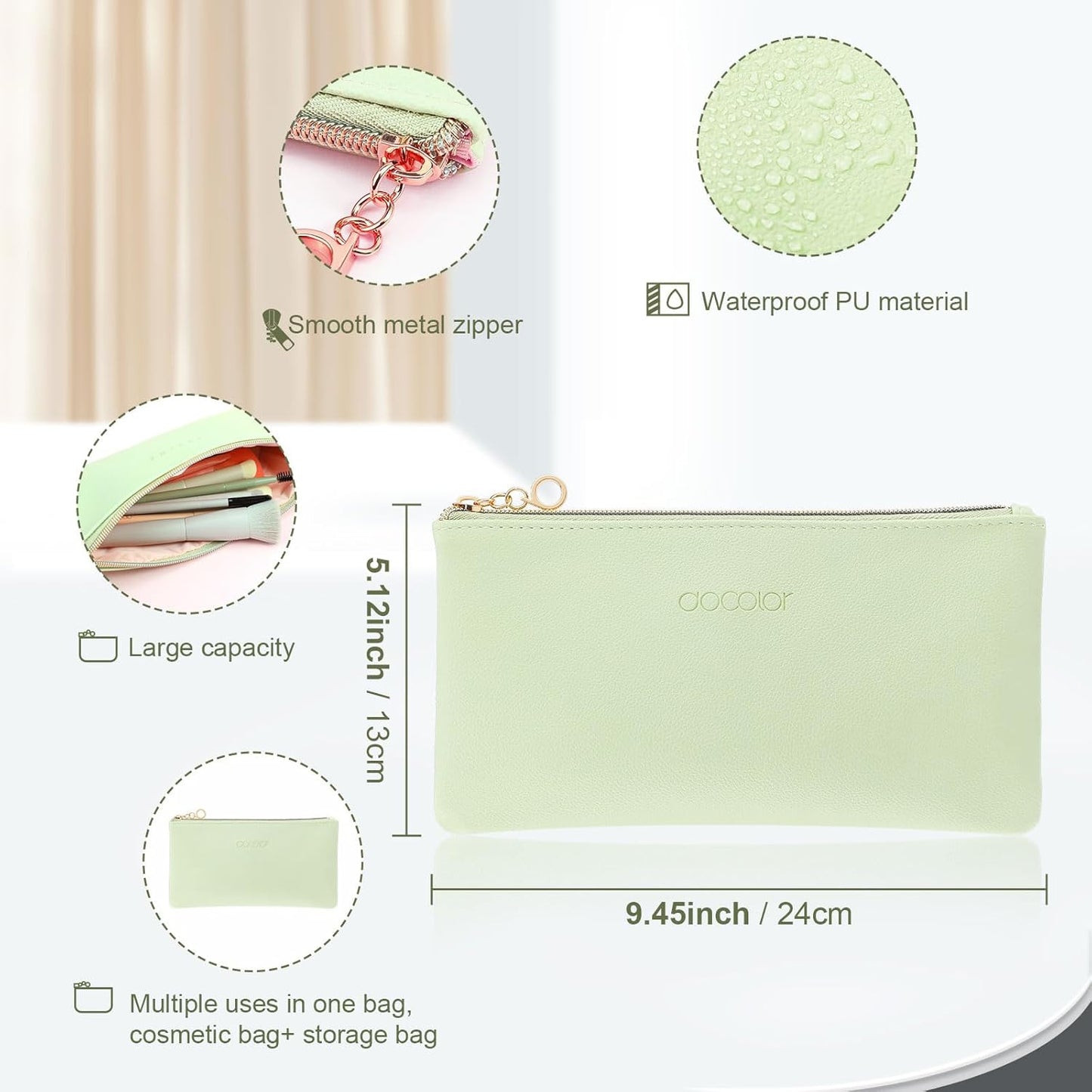 Makeup Brushes 17+2 Pcs with Makeup Bag and Makeup Sponge and Brush Protector Morandi Makeup Brush Set Premium Synthetic Hair Makeup Brush Wooden Handle Gift Box