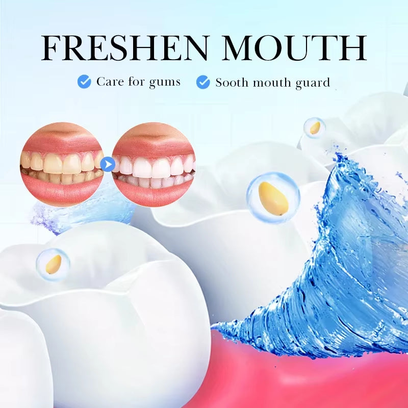 1Box 20Pcs Mango Flavor Mouthwash Teeth Whitening Fresh Oral Portable Cleans Teeth Oral Fresh Mouthwash